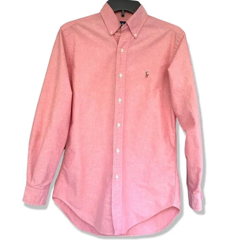 Ralph Lauren Classic fit button down dress shirt red